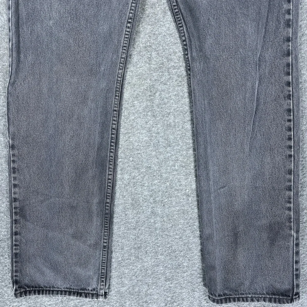 Vintage Y2K Levis 505 Jeans Mens 34x34‎ Black Straight Faded distressed